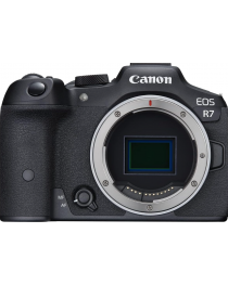 Canon EOS R7 Mirrorless Camera (Body Only), Hybrid Camera, 32.5 Megapixel (APS-C) CMOS Sensor, 4K Video, for Sports, Action, Content Creators, Vlogging Camera, Black